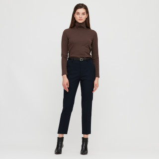 UNIQLO 优衣库 428311 女装弹力棉质两翻领T恤