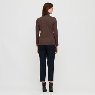 UNIQLO 优衣库 428311 女装弹力棉质两翻领T恤