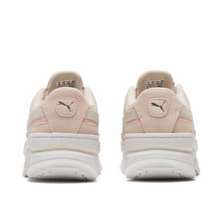 PUMA彪马官方 刘雯同款 新款女子复古厚底休闲鞋 DEVA SUEDE 372423 粉红色-白 04 36