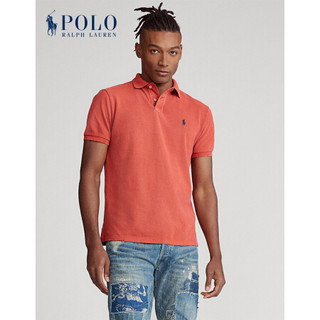 Ralph Lauren/拉夫劳伦男装 2020年春季定制修身版型复古Polo衫12270 600-红色 M