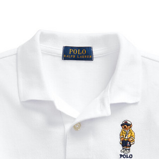 Ralph Lauren/拉夫劳伦男童 2020年早秋CP-93小熊图案Polo衫33930 100-白色 3/3T