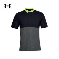 安德玛官方UA Range男子运动Polo衫Under Armour1359329 黑色001 L