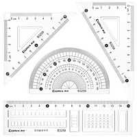 Comix 齐心 B3258 多功能绘图套尺 4件套