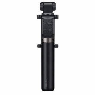 华为 HUAWEI荣耀 三脚架自拍杆 Pro 经典黑 360°自由旋转  智能蓝牙控制 小巧设计 阳极氧化铝合金拉杆 稳固耐用 黑色