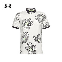 安德玛官方UA Range男子运动Polo衫Under Armour1358781 白色112 XL