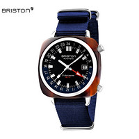 BRISTON手表 限量版男士机械表瑞士机芯双时区腕表19842.SA.T.9.NNB