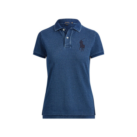 拉夫劳伦RALPH LAUREN 拉尔夫·劳伦 女士短袖Polo衫 WMPOKNINN810039 海军蓝 M