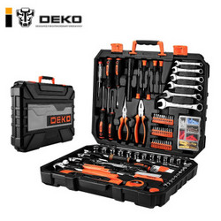 DEKO 代高 五金工具箱多功能家用工具套装 208件套
