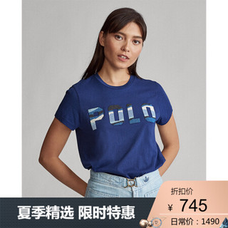 Ralph Lauren/拉夫劳伦女装 2020年春季珠状 PoloT恤21275 410-海军蓝 XS