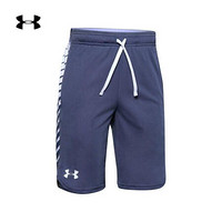 安德玛官方UA MK1男童运动短裤Under Armour1329008 蓝色497 童S