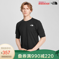 TheNorthFace北面短袖T恤男户外上新|4NA6 JK3/黑色 XXXL