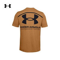 安德玛官方UA Performance男子运动短袖T恤Under Armour1357174 黄色707 XL