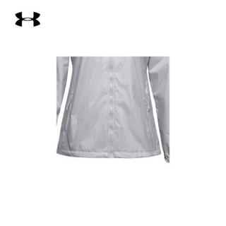 安德玛官方UA Forefront Rain女子运动夹克Under Armour1321443 灰色015 S