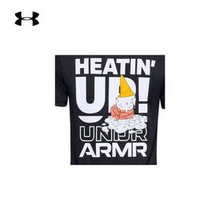 安德玛官方UA Ice Cream男童运动短袖T恤Under Armour1356895 黑色001 童XL