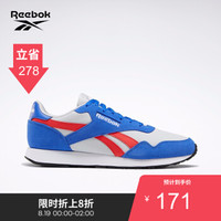 Reebok锐步运动经典男子休闲鞋 ROYAL ULTRA低帮经典复古鞋EF7670_蓝色/淡灰色/红色 40.5