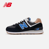 New Balance NB官方2020新款中性款574系列ML574TYD复古休闲鞋 黑色/深灰色 ML574TYE 44