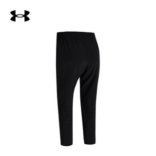 安德玛官方UA Stretch女子运动梭织长裤Under Armour1363095 黑色002 XL