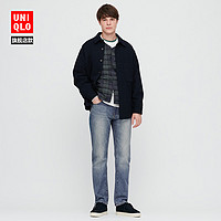 优衣库 男装 休闲直筒牛仔裤(水洗产品) 428686 UNIQLO