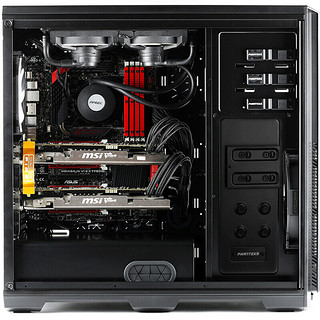 PHANTEKS 追风者 614PTG  E-ATX机箱 半侧透 黑色