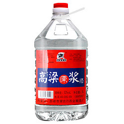 草原烈马 高粱原浆酒 52%vol 清香型白酒 5000ml 桶装