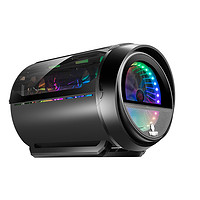 玩嘉 WJCOOLMAN 元气弹 RGB M-ATX机箱 半侧透 黑色