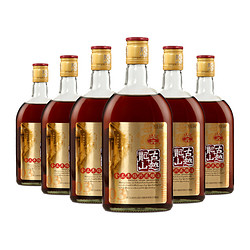 古越龙山绍兴黄酒金三年陈半干型花雕酒500ml6瓶装绍兴酒老酒