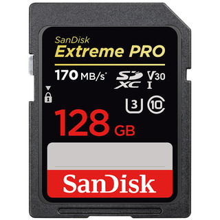  闪迪 Sandisk  顺丰包邮 闪迪 Sandisk SD 128G高速内存卡佳能g7x3富士xt4全画幅微单相机R6单反5D4 RAW连拍索尼a7r3摄像机4K视频VLOG