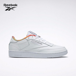 Reebok锐步 运动经典CLUB C 85男女低帮休闲鞋FX4771 FX4771_白色 41