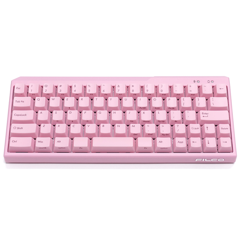 FILCO 斐尔可 MINILA 67键 蓝牙无线机械键盘 正刻 粉色 Cherry青轴 无光