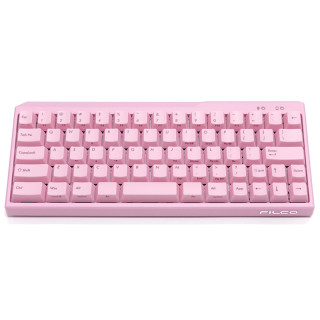FILCO 斐尔可 MINILA 67键 蓝牙无线机械键盘 正刻 粉色 Cherry青轴 无光