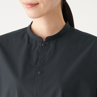 無印良品  無印良品 MUJI 女士短袖衬衫 BCF07A0S 黑色 XS-S