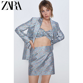 ZARA【打折】女装 花朵印花短上衣 02354146330