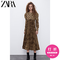 ZARA【打折】TRF 女装 动物纹印花连衣裙 02234626051