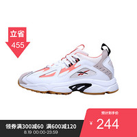 Reebok锐步男女复古休闲鞋DMX 1200夏季新款情侣低帮老爹鞋DV9221 DV9221-白色/橙 42.5