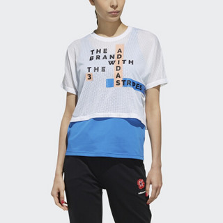 阿迪达斯官方 adidas neo W CS TSHIRT 女子短袖上衣DW7779 如图 2XL