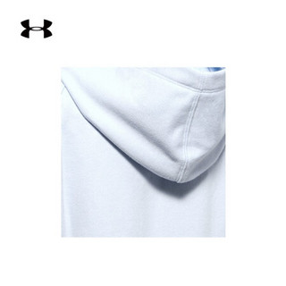 安德玛官方UA Rival Terry女童运动拉链连帽外套Under Armour1353164 绿色460 童XS