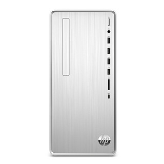 HP 惠普 TP01 台式机 银色(酷睿i3-10100、核芯显卡、8GB、512GB SSD、风冷)