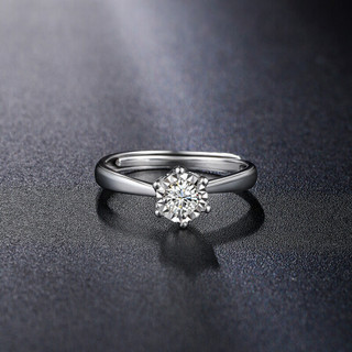 鸣钻国际 钻石对戒 钻戒男女款  活口结婚求婚订婚钻石戒指情侣戒指一对  奢华版 ZJKK010/ZJKK029