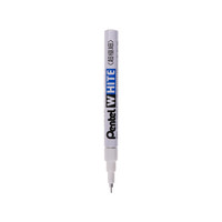 Pentel 派通 日本派通(Pentel)油漆笔0.5mm细头针管 汽车补漆笔划痕修复 油性记号笔 X100W-F 白色