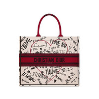 Dior 迪奥 DIORAMOUR七夕限定系列 BOOK TOTE 女士手提托特包 M1286ZBBF_M941 米色