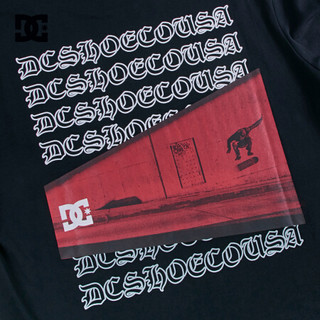 DCSHOES 春夏新款潮流印花棉制短袖情侣T恤 GDYZT20112 白夹色-WBB0 M