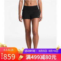 The North Face北面女士短裤休闲简约跑步运动裤NF0A3O1M TNF BLACK L R