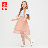 优衣库 童装/女童 花式短裙 半身裙 426928 UNIQLO 乳白色 110cm