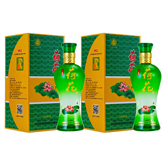 龙瓷白酒整箱荷花酒42度浓香型500ml*6瓶礼盒婚庆用酒送特价白酒