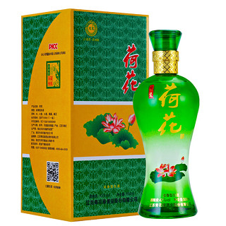 龙瓷白酒整箱荷花酒42度浓香型500ml*6瓶礼盒婚庆用酒送特价白酒