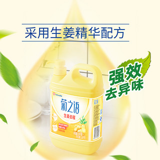 榄菊生姜洗洁精1.5kg*3瓶厨房家用实惠装去腥去油不伤手果蔬适用