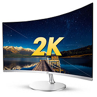 AOC CQ32V1 31.5英寸 VA 曲面 显示器(2560×1440、75Hz、72％NTSC）