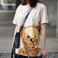 JOYRICH|潮牌夏季新款潮流情侣上衣短袖小熊印花T恤11TEXZ2698N