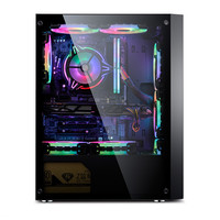 GOLDEN FIELD 金河田 魅影1 ATX机箱 半侧透 黑色