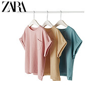 ZARA 新款 女婴幼童 春夏新品 三件装无装饰 T 恤 03335315450 92cm